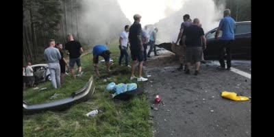 Car Crash In Belarus