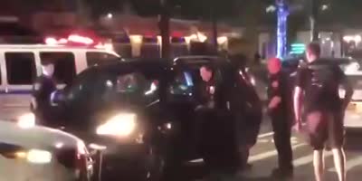 Suspect Wrecks NYPD Vehicle