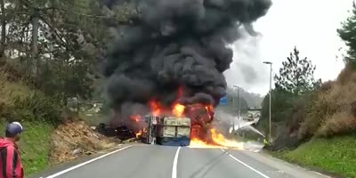 Serious accident in southern countryside