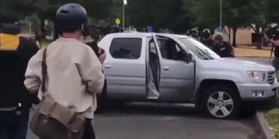 Proud Boys Attack ANTIFA Truck