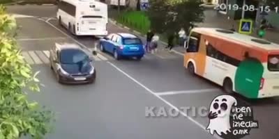 Man gets hit by a car