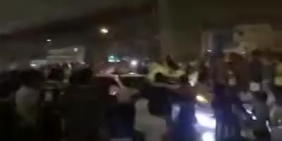 Saudi Driver Rams Local Soccer Fans