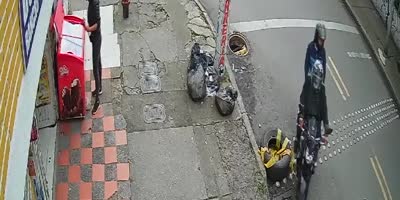 Drive By Helmet Snatching