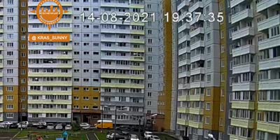 Deadly Fall Caught On CCTV In Russia