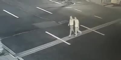 Slow Walking Couple Wrecked By Car In China