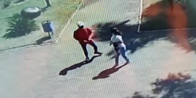 Helpless Woman Gets Purse Snatched At The Gun Point In Brazil