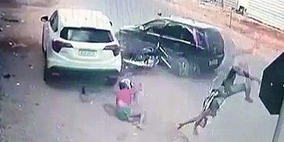 Instant Karma for Fleeing Thieves