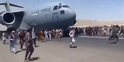 Afghanistan - Kabul airport total chaos
