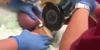 I hope he has steady hands! (R)