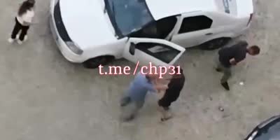 Russian Taxi Driver Assaulted By Drunk Passengers