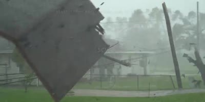 Hurricane Ida footage