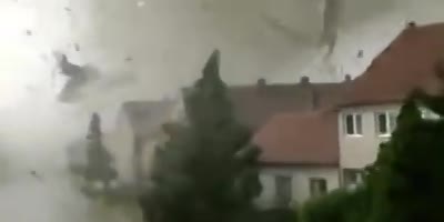 Hit by an F4 tornado