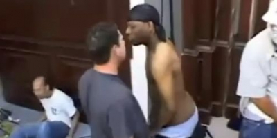 CRAZY Fight breaks out during filming of gangbang