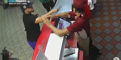 Texas Chicken Employee Slashed In Face
