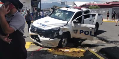 Man Gets Crushed By Police Car In Costa Rica