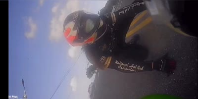 Biker Films His Fender Bender