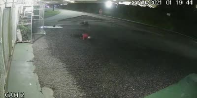 Red Shirt Biker Gonna Miss The Next Ride
