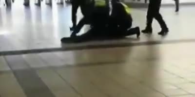 Melbourne Cop Slams Man From Behind