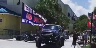 Imagine hitting protesters in this?