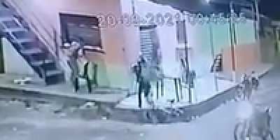 Dramatic CCTV Video Shows Man Trying To Escape Hitman & Fails In Manaus, BR