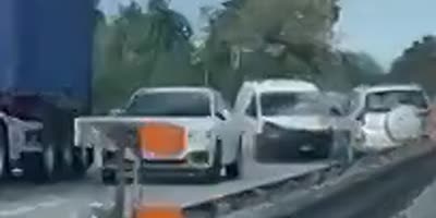 86 year old driver causes crash.
