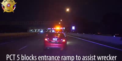 Close Call For Texas Cop