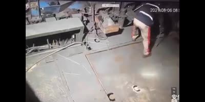Worker Falls Into The Abyss