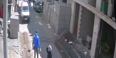 Construction Site Close Call