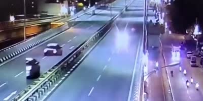 Couple Sent Flying From Overpass