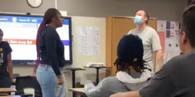 White Teacher + Black Female Students = He's Fucked