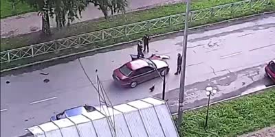 Reckless Frogger Gets Some In Russia