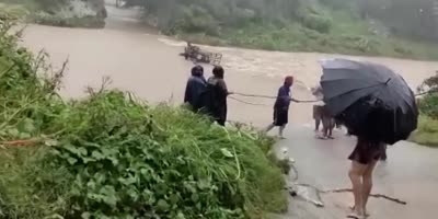 Carried Away During Flood