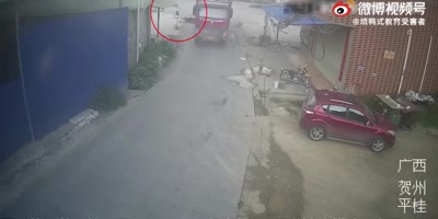 Red Truck Ends It All In China