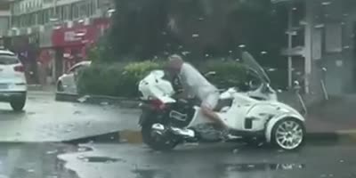 Man loves his quad.