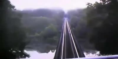 Rolled over by train