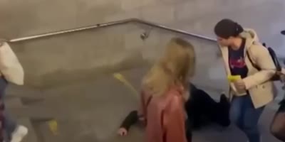 How to properly walk up stairs