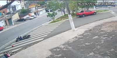 Another Angle Of Failed Robbery In Brazil