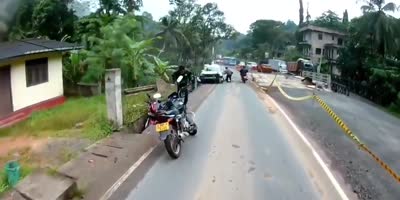 Lucky Crash Survivor in Sri Lanka