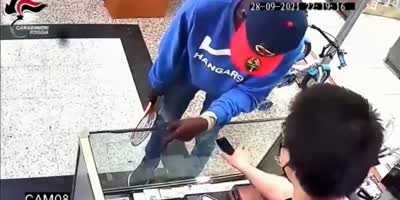 Migrant Picks Wrong Store To Rob In Italy