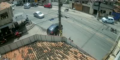 Even His Motorcycle Left Him