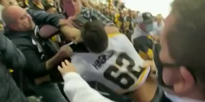 Drunk Hockey Fan Beaten & Arrested
