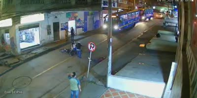 Reckless Woman Hit By Motorcycle