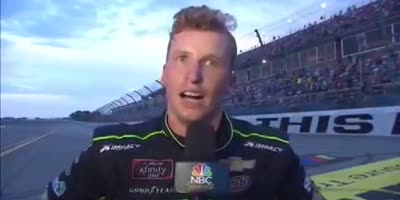 NASCAR fans chant "F*ck Joe Biden', NBC reporter pretends they're saying 'Let's go Brandon'