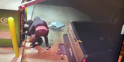 Kentucky Thieves Use Truck To Open ATM & Grab The Cash