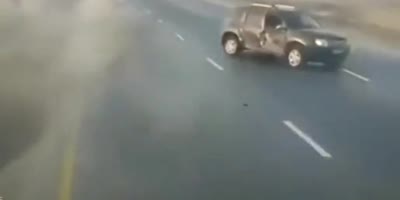 Wreck caused by reckless driver.