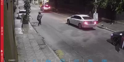 Armed Carjacking In Brazil