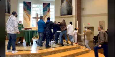Man Starts A Fight In The Church During Service In Canada