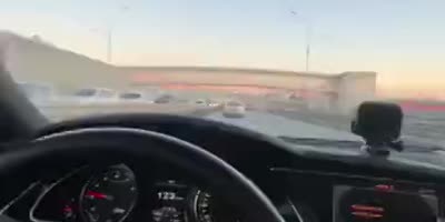 Short: Streamer Crashes On Speed In Russia