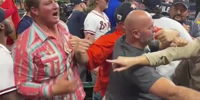 Atlanta Braves & Houston Astros Fans Fight