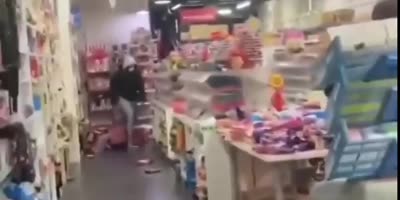 White Girls Robbing A Store.